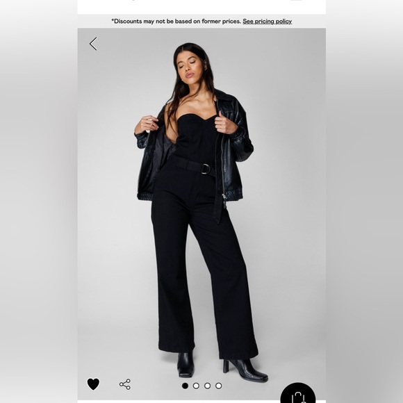 Nasty Gal Denim Jumpsuit - Picture 5 of 6